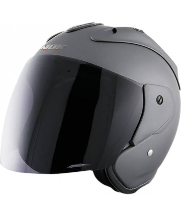 CASQUE NOX JET TITANIUM MAT