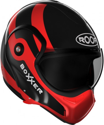 CASQUE ROOF RO9 BOXXER FUZO NOIR ROUGE M/58