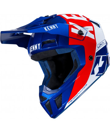 CASQUE CROSS JUNIOR BLEU/RG/BLC  T.M