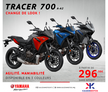Nouvelle Tracer 700 – Change de look !